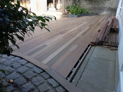 pose de parquet à Bécon-les-Granits